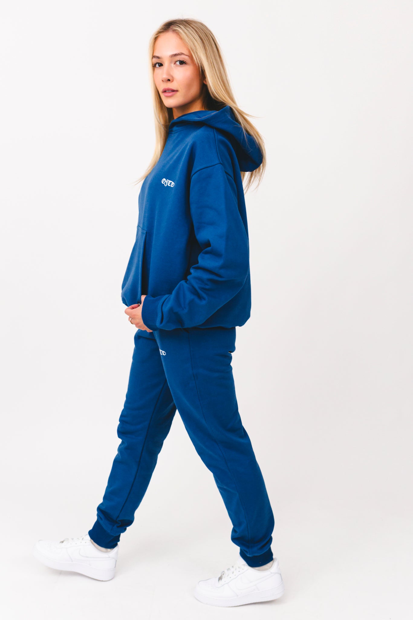 Royal Blue Oversize-Hoodie