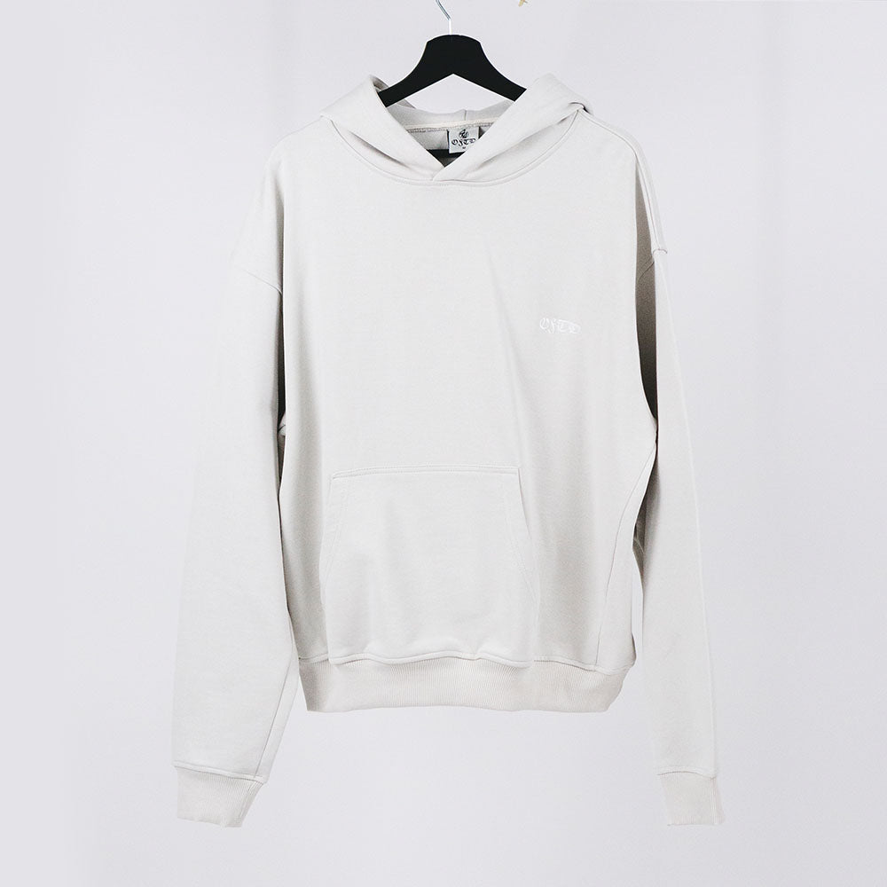 Cream White Oversize-Hoodie